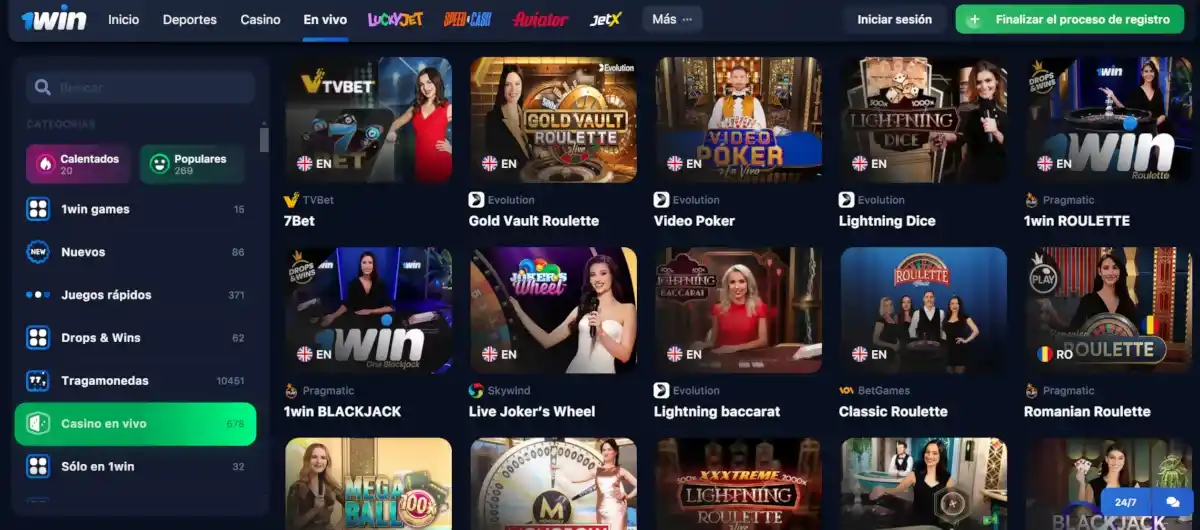 1Win Live Games 1Win Live Games